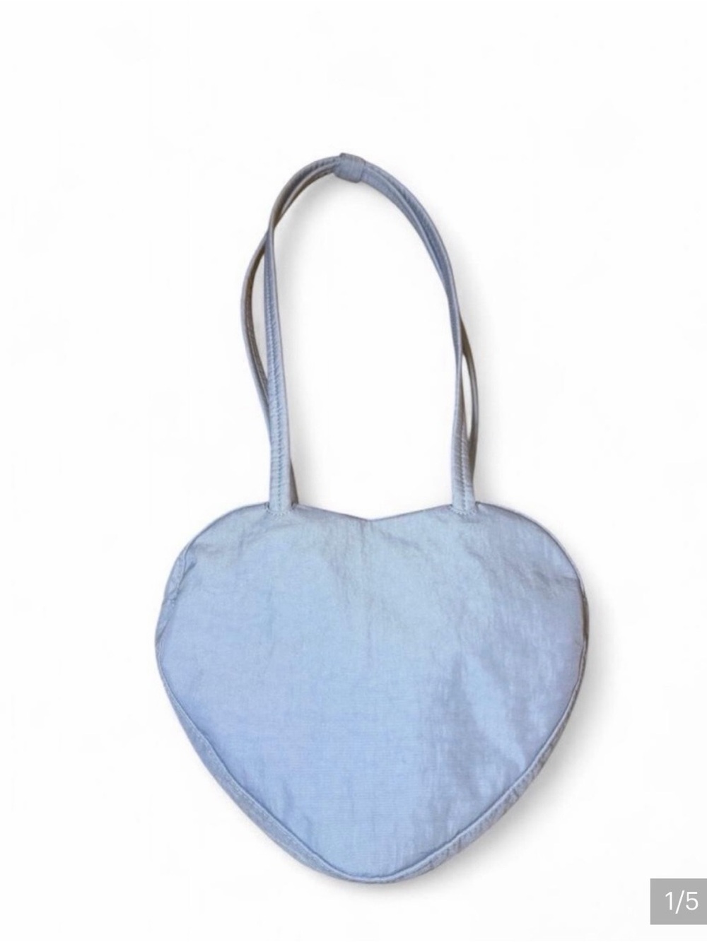 BAGGU Light Blue Heart Tote